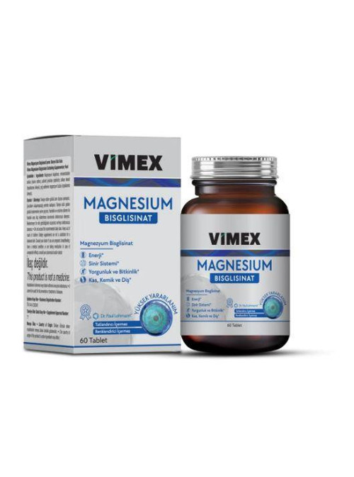 Vimex Magnezyum Bisglisinat 60 Tablet