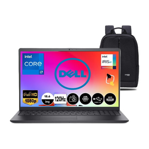 vostro 3530 I7-1355U 64GB 2tb SSD 15.6 Fhd 120Hz W11PRO N1601PVNB3530U Snertech Çanta