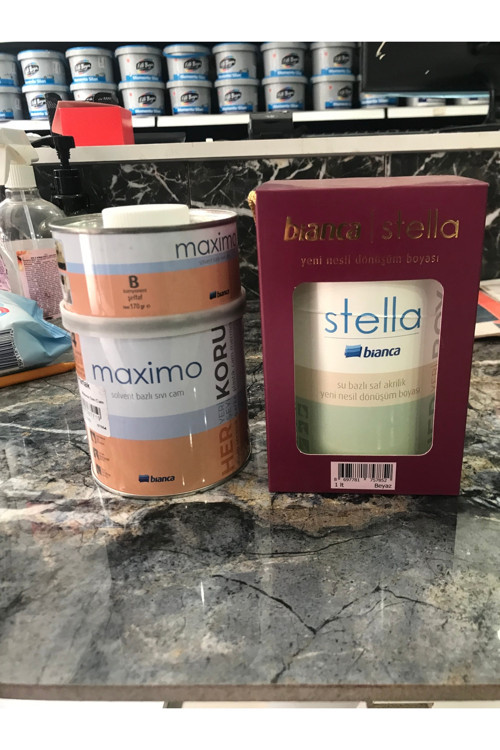 Stella Boya 1 Lt Ve Bıanca Maxımo Sıvıcam Seti