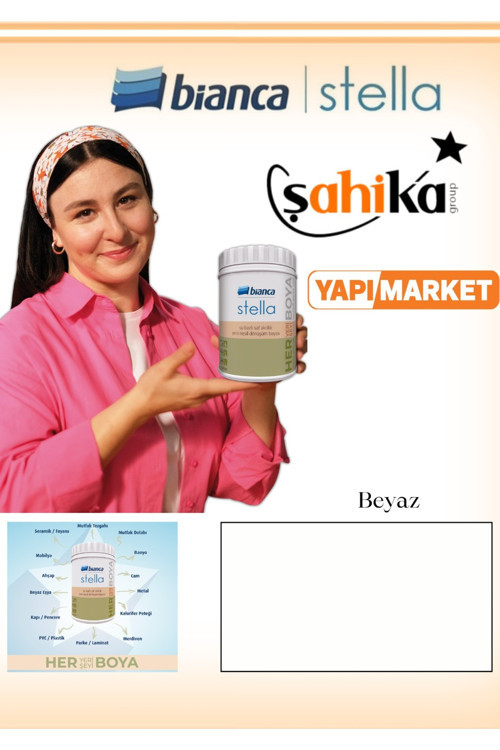 Stella Yeni Nesil Dönüşüm Boyası Beyaz 500Ml