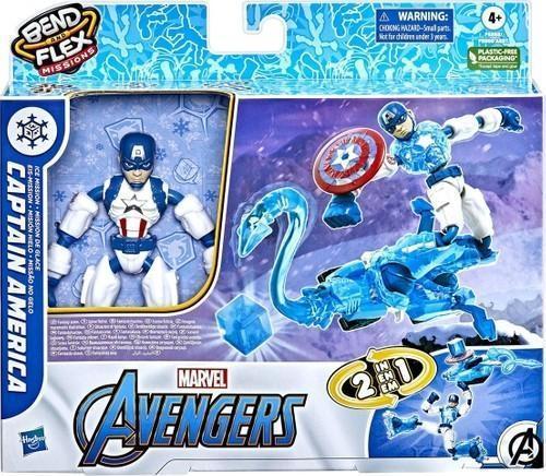Avengers Bend&Flex Missions Captain America Buz Görevi F5868