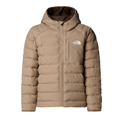 F0A88TWBOX1-R B Reversıble Perrıto Hooded Jacket Çocuk Mont Sütlü Kahve