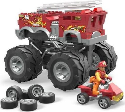 HotWheels Mega Monster Truck İtfaiye Aracı HHD19 Lisanslı Ürün