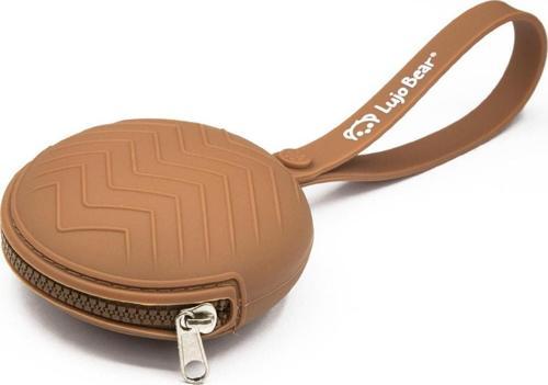 Silikon Emzik Kutusu - Lujocase - Kahve