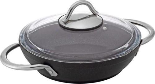 Granit Pro Plus 1081 Siyah Çift Kulplu Omlet Tavası 18 cm