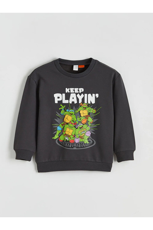 Baskılı Erkek Çocuk Sweatshirt