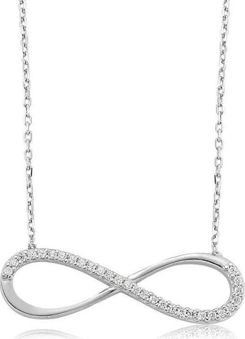 925 Ayar Gümüş Sonsuzluk Kadın Gümüş Kolye