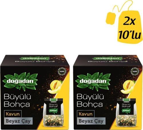 Büyü Bohça Beyaz Çay Kavun 10’Lu Bardak Poşet X2