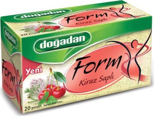 Form Çay Kiraz Saplı 20'Lı