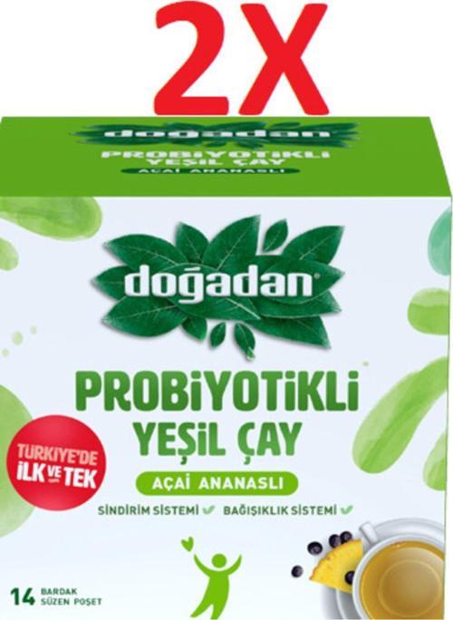 Probiyotikli Yeşil Çay 14'Lü 28 Gr -2 Adet
