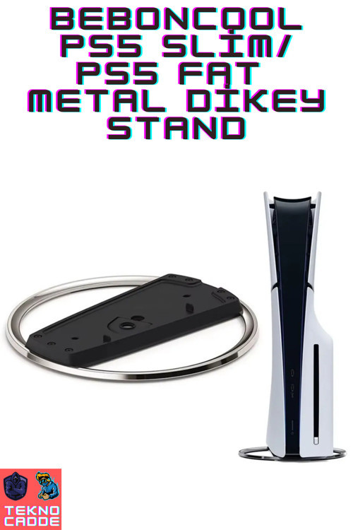 Ps5/Ps5 Slim Uyumlu Metal Dikey Stand