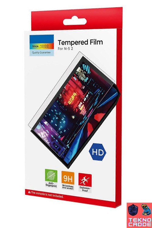 Nintendo Switch 2 HD Temperli Cam Ekran Koruyucu x2 ADET