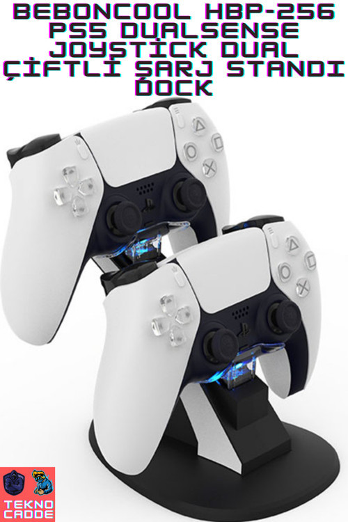 HBP-256 Ps5 Dualsense Joystick Dual Çiftli Şarj Standı Dock