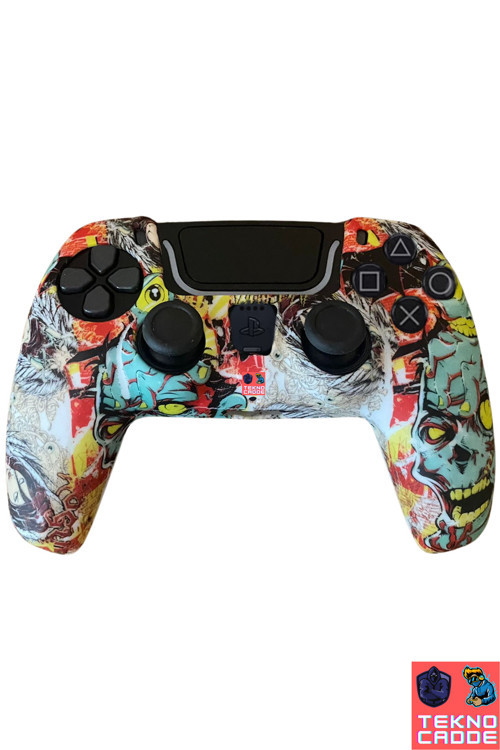 Playstation 5 Dualsense Uyumlu Desenli Joystick Koruyucu Kılıf