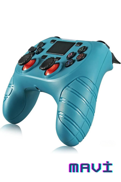 S8-P PS4 PC Uyumlu Çift Titreşim MOTORU Bluetooth Joystick Gamepad
