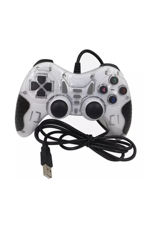Pc Uyumlu Usb Dual Shock Titreşimli Joystick Oyun Kolu Gamepad