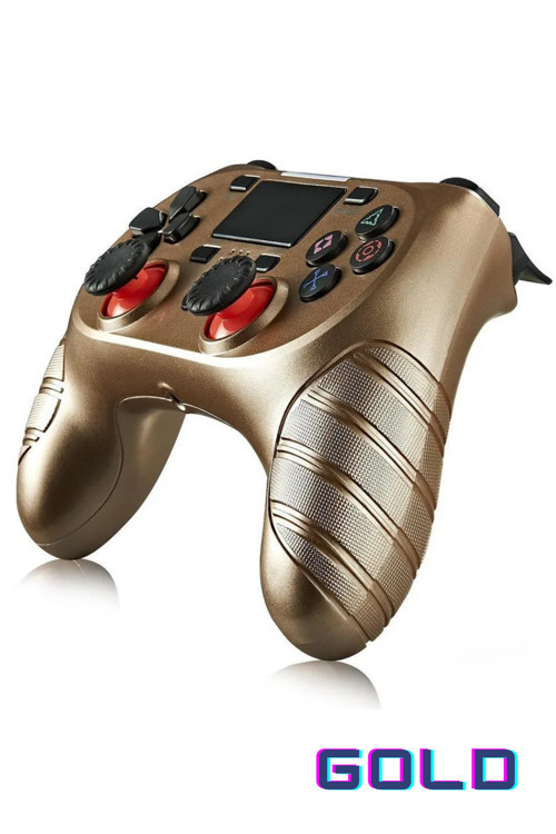 S8-P PS4 PC Uyumlu Çift Titreşim MOTORU Bluetooth Joystick Gamepad