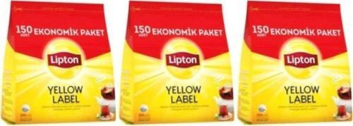 Yellow Label Demlik Siyah Poşet Çay 150 Adet 3 Paket