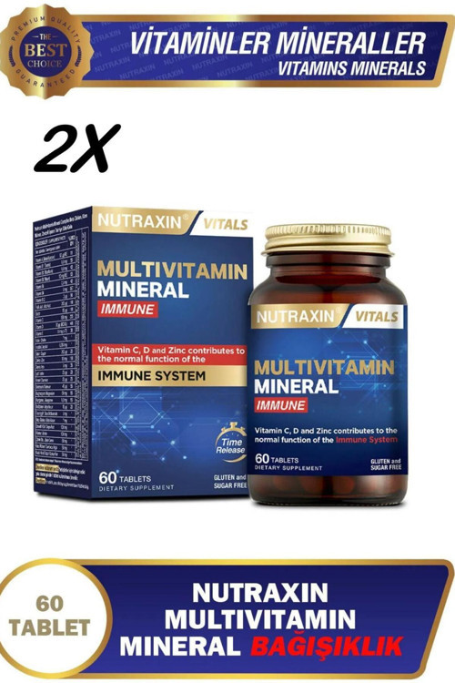 Multivitamin Mineral Immune Complex 60 Tablet 2 Adet