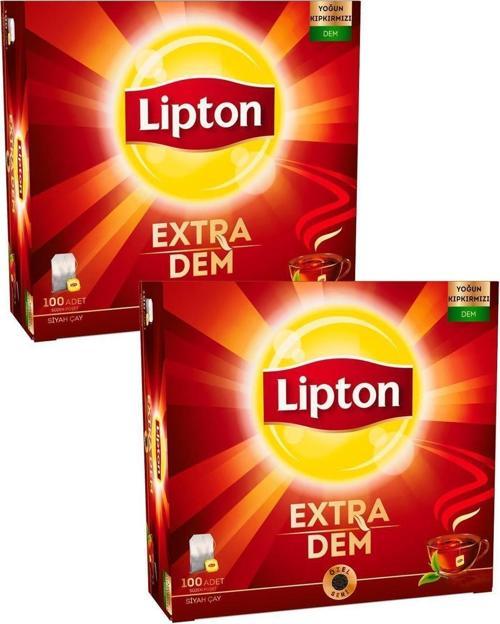 Extra Dem Bardak Poşet Çay 100'Lü X 2 Adet