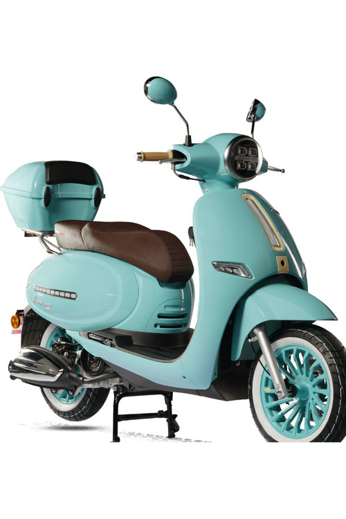 Americano 125 cc Benzinli Scooter Turkuaz Renk