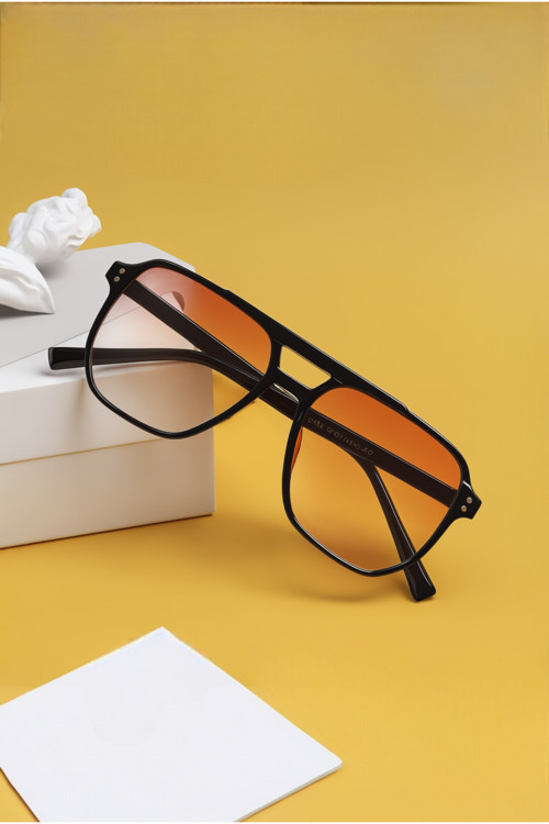 Yeni Sezon Turuncu Camlı Unisex Güneş Gözlüğü