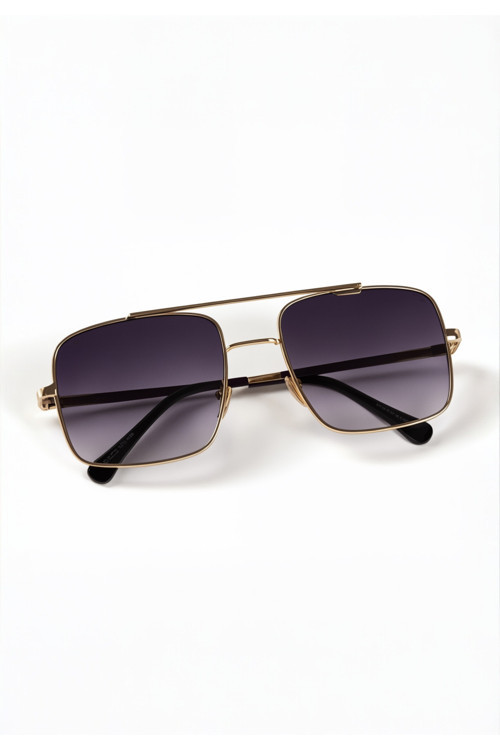 Rose Gold Çerçeve Unisex Güneş Gözlüğü