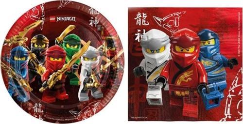 Ninjago Party Set (Plate/Napkin) +6 Yaş (1 Parça)