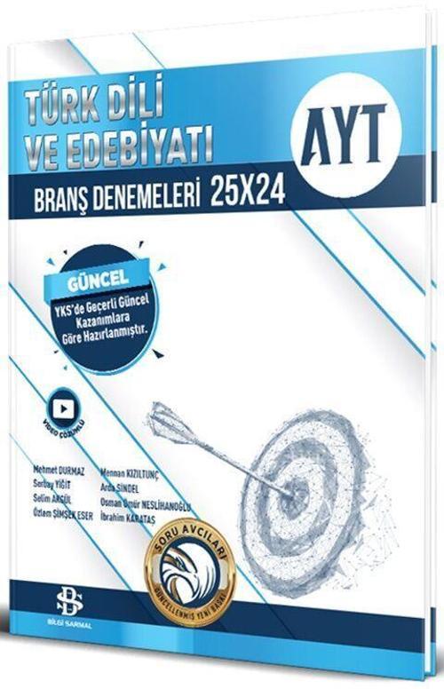 AYT Türk Dili ve Edebiyatı 25 x 24 Denemeleri Bilgi Sarmal Yayınları