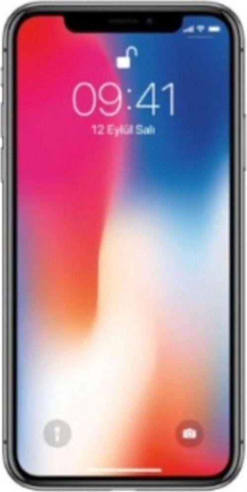 Yenilenmiş İphone X 64 Gb Space Gray Cep Telefonu (12 Ay Garantili) - B Grade