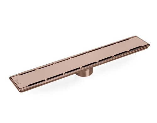 LİNE/6 40CM BRONZ PLAİN IZGARALI DUŞ KANALI
