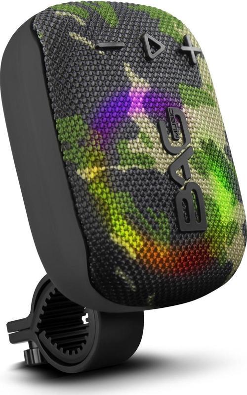 Bisiklet, Motorsiklet Uyumlu Gidon Kemer Aparatlı Hafıza Kartı Usb Girişli Bluetooth Hoparlör