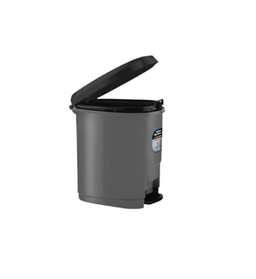 Çöp Kovası Plastik Kapaklı Pedallı 9 Lt 1380