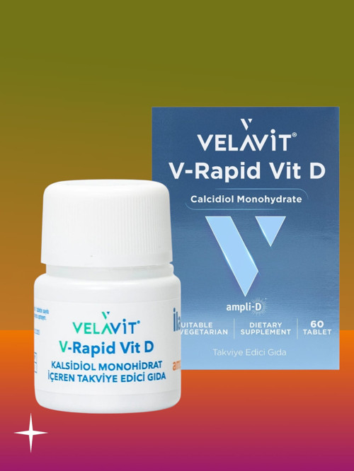 Longevity V-Rapid Vit D 60 Tablet