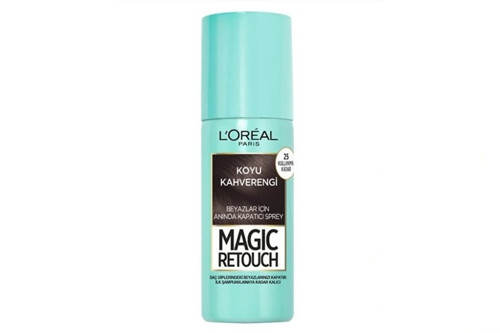 Loreal Paris Magic Retouch Beyazlar İçin Anında Kapatıcı Sprey Koyu Kahverengi 75 ML