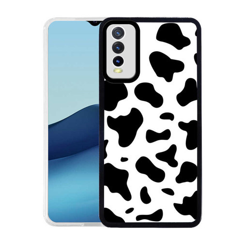 Vivo Y20S Kılıf M-Fit Desenli Kılıf Cow No1
