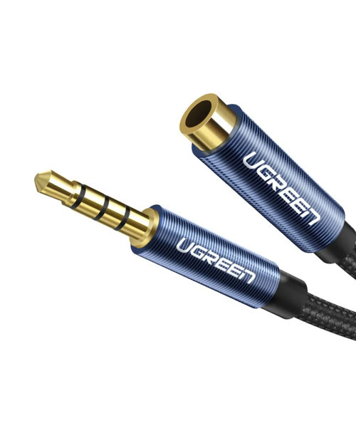 3.5 mm Jack Ses Aux Örgülü Uzatma Kablosu 1 Metre, 40673