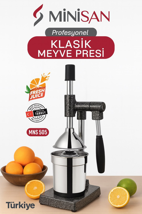 Mns-505 Klasik Kollu Meyve Presi