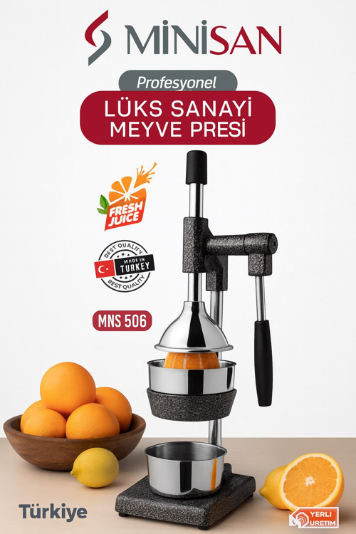 Mns-506 Profesyonel Sanayi Tipi Kollu Meyve Presi