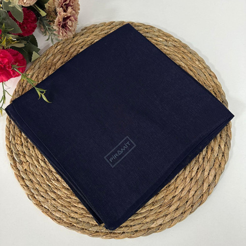 Piramit Kehribar Eşarp Lacivert LTP0234