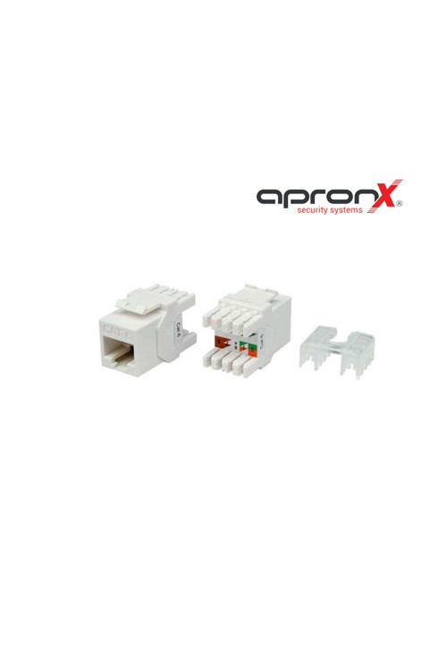 APX-UTP181 CAT6 180° UTP Keystone Jack (1 Adet)