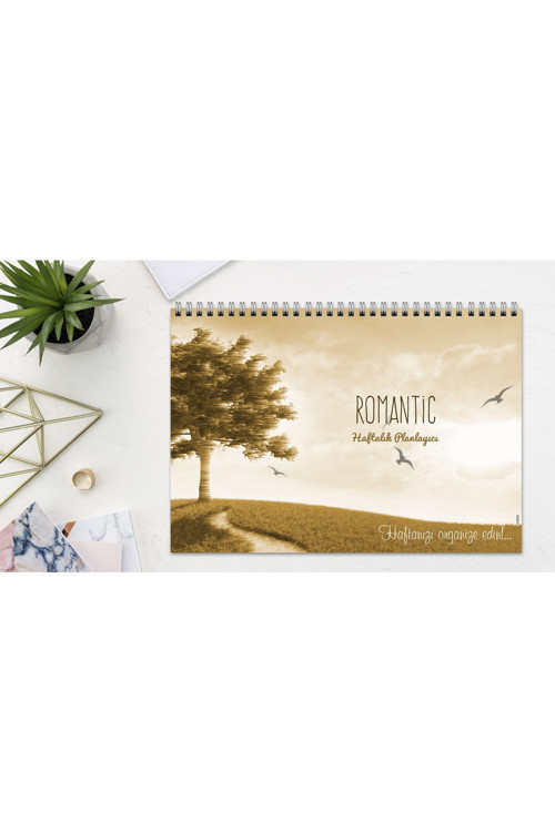 A4 Haftalık Planlayıcı Romantic