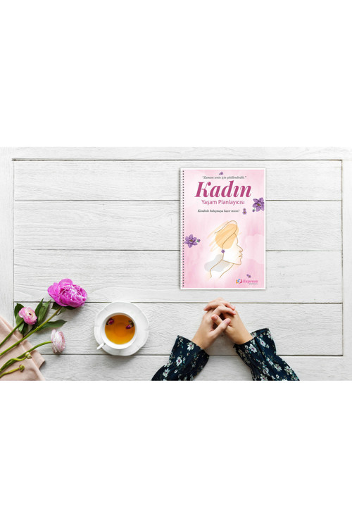 Kadın Yaşam Planlayıcısı | A4 Ebat | 110 Sayfa Renkli | 24 Haftalık - 6 Aylık Planlayıcı