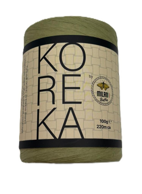 Koreka Rafya Kına Yeşili Renk