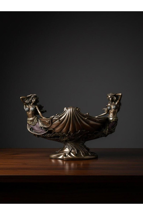 Bronze Deniz Kızı Gondol 34*16Cm