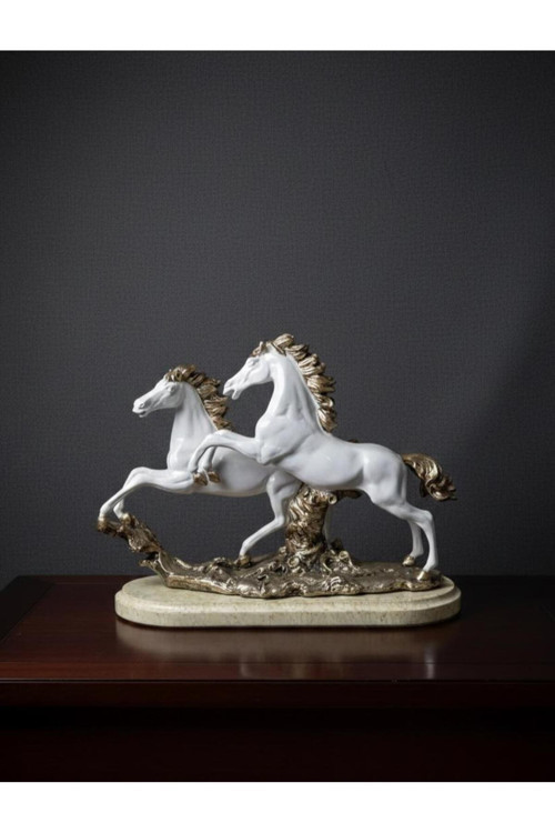 Dekoratif Atlı Biblo 32*25 Cm