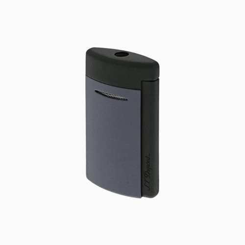 010865 St Dupont New Minijet Mat Siyah-Gri Çakmak
