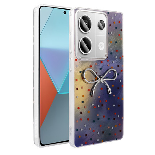 Redmi Note 13 Pro 4G Kılıf Kamera Çıkıntılı Parlak Figürlü Shiny Happy Silikon Kapak