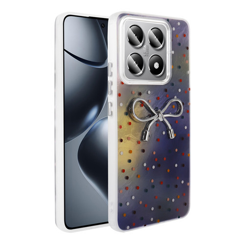 Xiaomi 14T Kılıf Kamera Çıkıntılı Parlak Figürlü Shiny Happy Silikon Kapak
