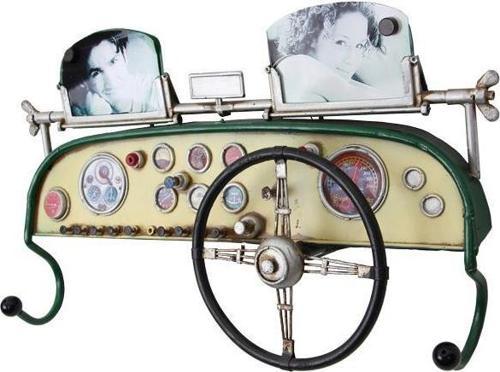 Dekoratif Metal Askı Çerçeveli ve Araba Konsolu Temalı Hediyelik